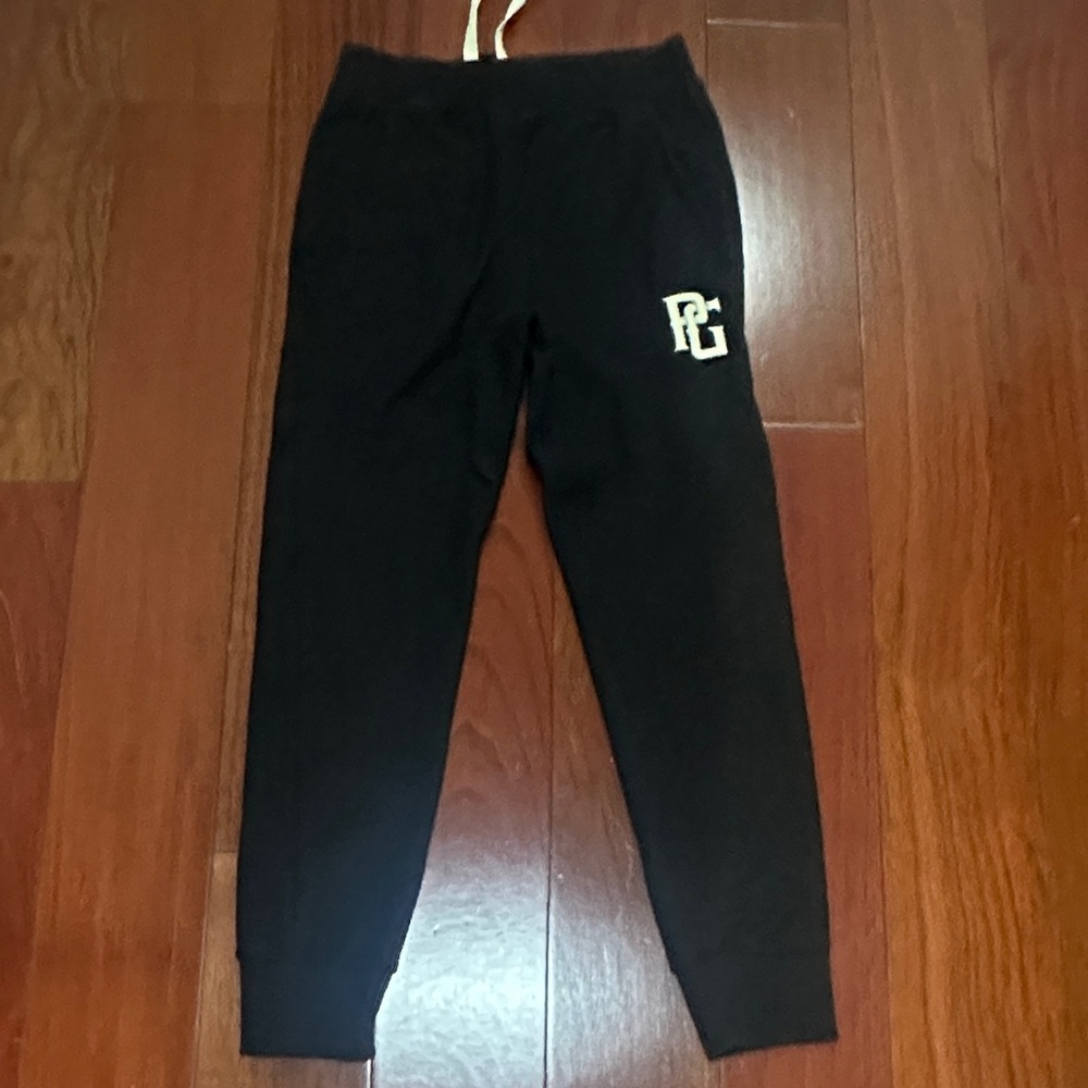 Black PG Logo Men's Jogger Sweatpants